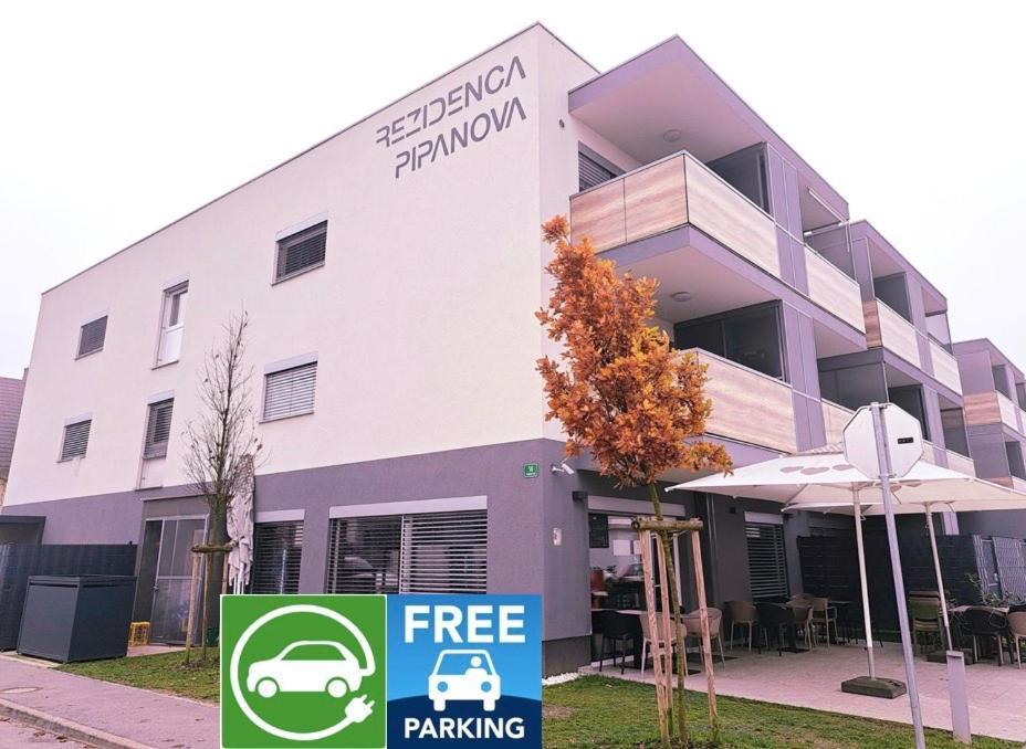 Stunning New Apartment With Free Parking Near City Centre Laibach Exterior foto